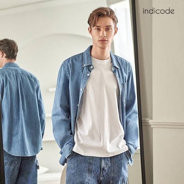 남성 에센셜 데님셔츠 2종