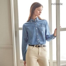 여성 에센셜 데님셔츠 2종
