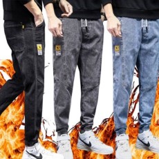 남성 FW 융털안감 조거 청바지 데님밴딩바지 3컬러